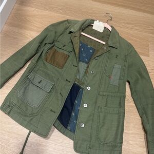 Anthropologie Olive Utility Jacket